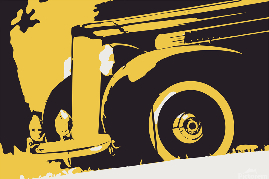 1939 PACKARD SIX  Print