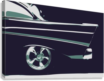 56 CHEVY 2 Canvas Print