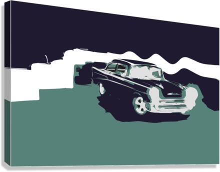 56 CHEVY 3 Canvas Print