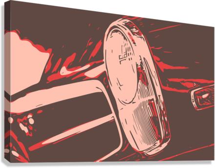 Vintage Velocity Canvas Print