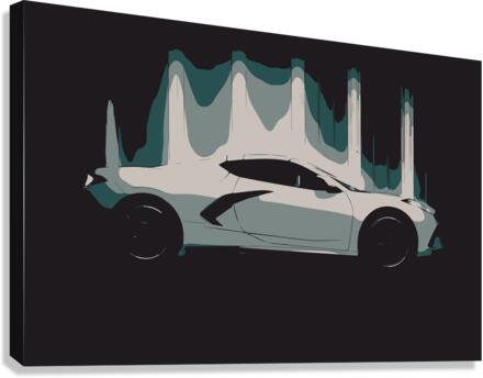 Vette Ahead Canvas Print