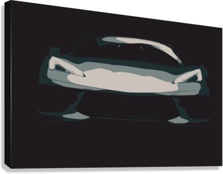 Vette Ahead Canvas Print