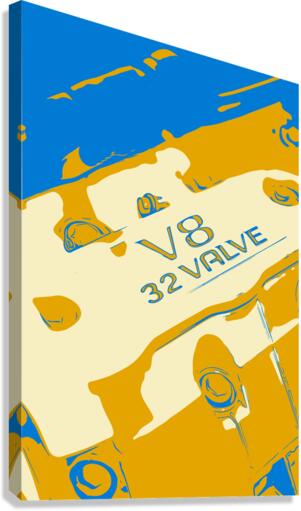 The Heart of HotRod  Canvas Print