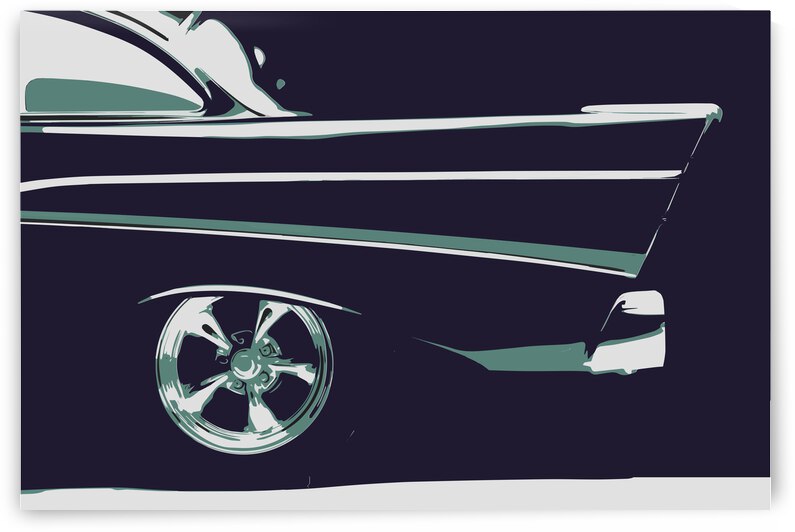 56 CHEVY 2 by Banged Knuckles Art