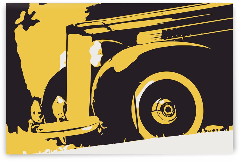 1939 PACKARD SIX by Banged Knuckles Art