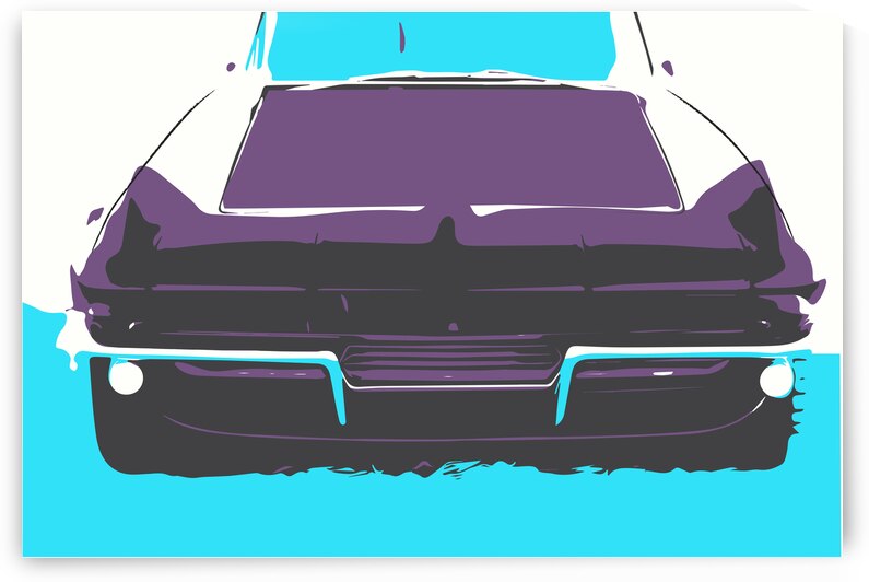 60’s Shape - 2 by Banged Knuckles Art