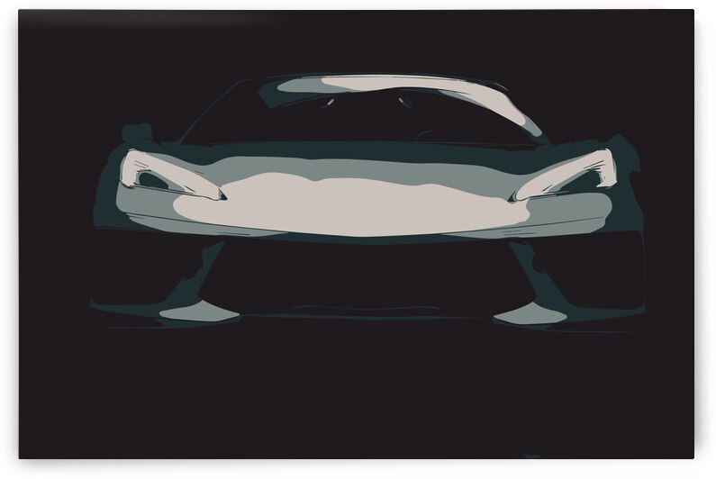 Vette Ahead by Banged Knuckles Art