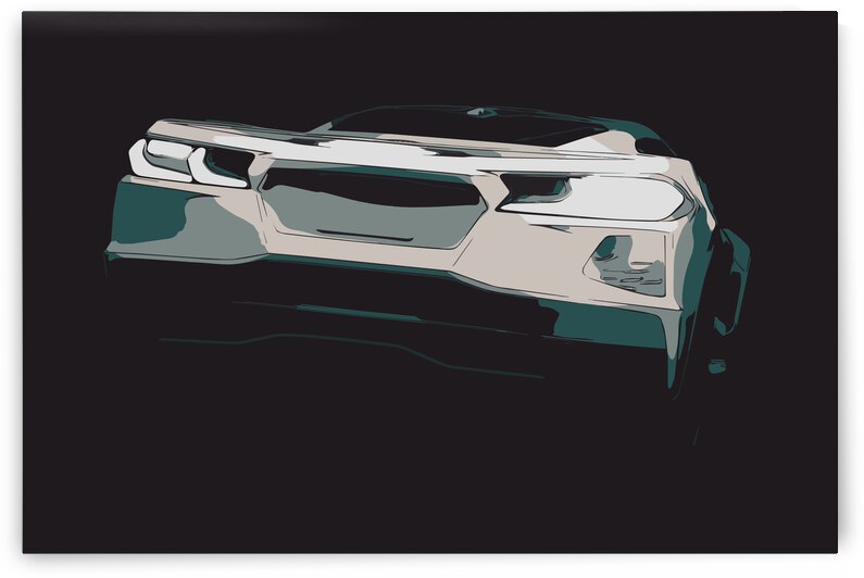 Vette Ahead by Banged Knuckles Art