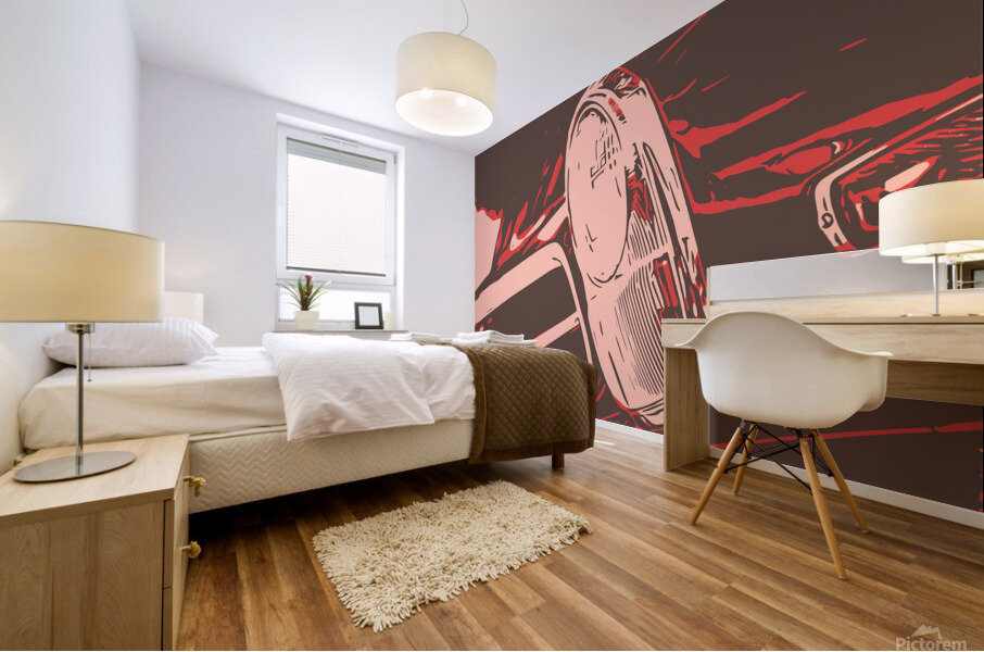 Vintage Velocity Mural print