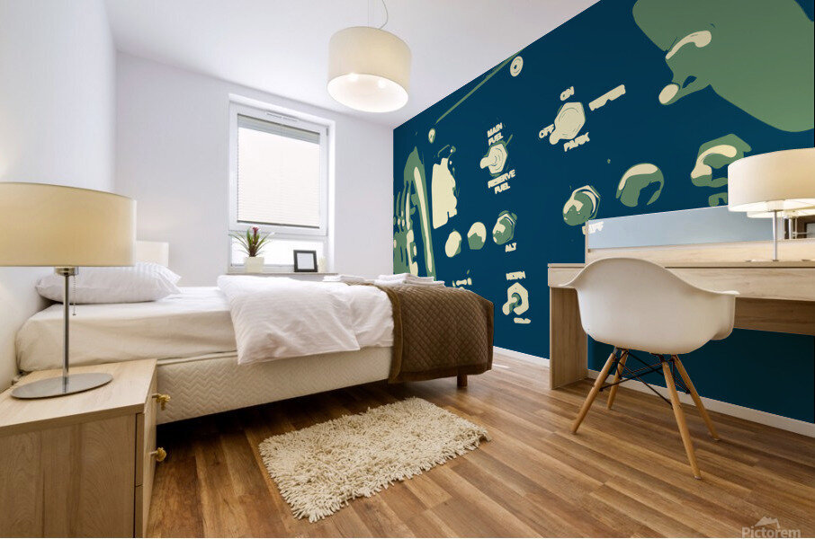 Le Mans conquerer Mural print