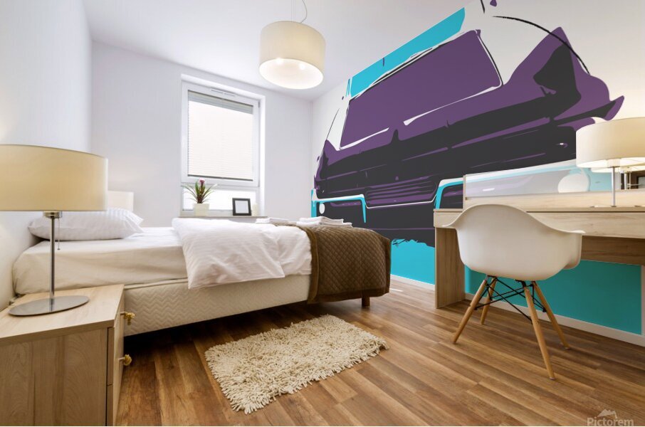 60’s Shape - 2 Mural print