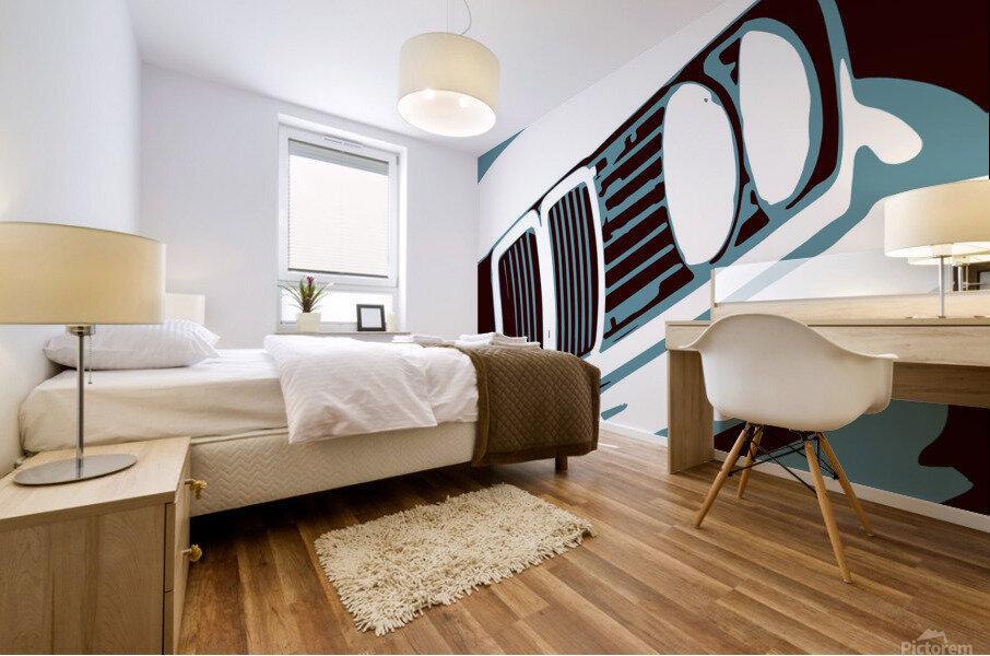 The M Beginning Mural print