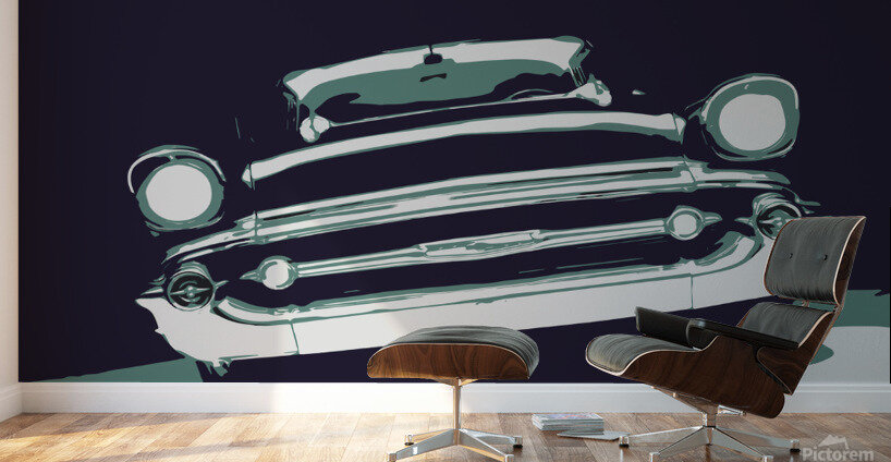56 CHEVY 1 Wall Murals