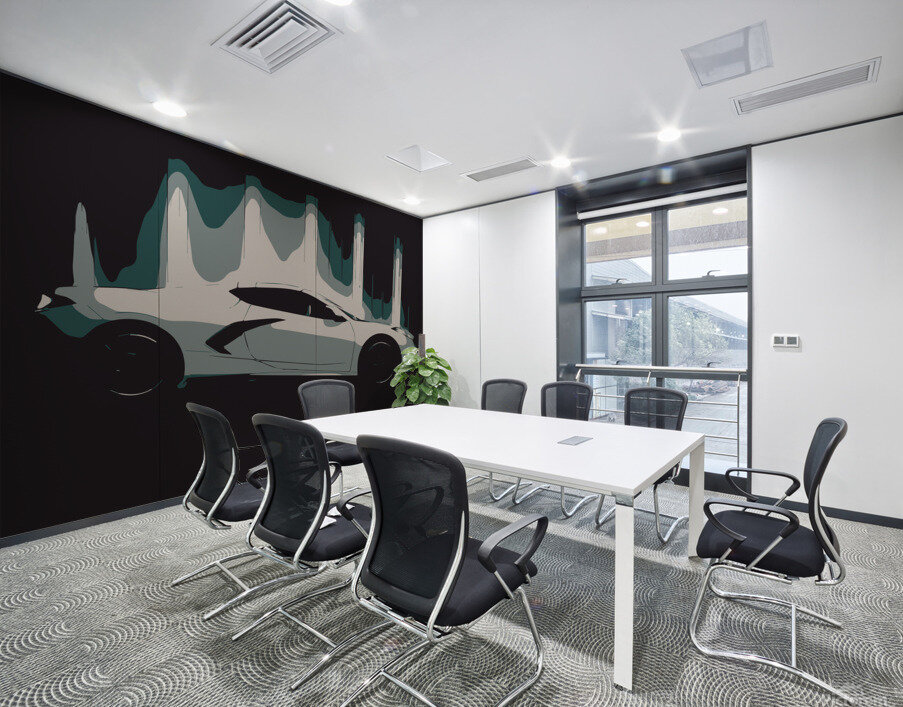 Vette Ahead Wall Printing