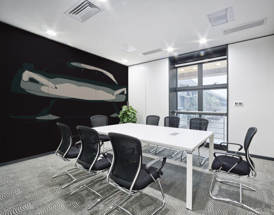 Vette Ahead Wall Printing