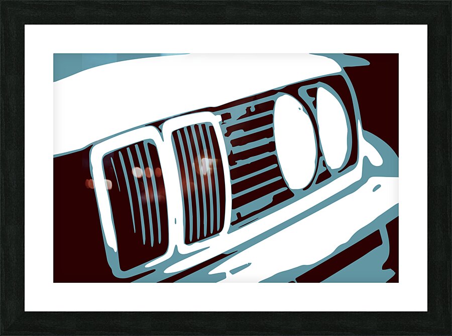 The M Beginning Picture Frame print