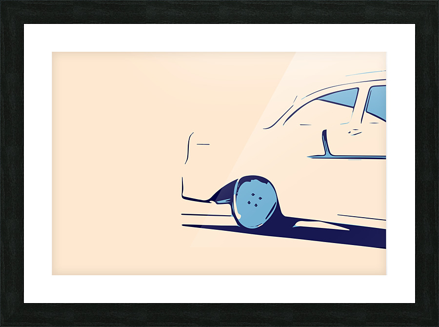 Rear Icons Picture Frame print