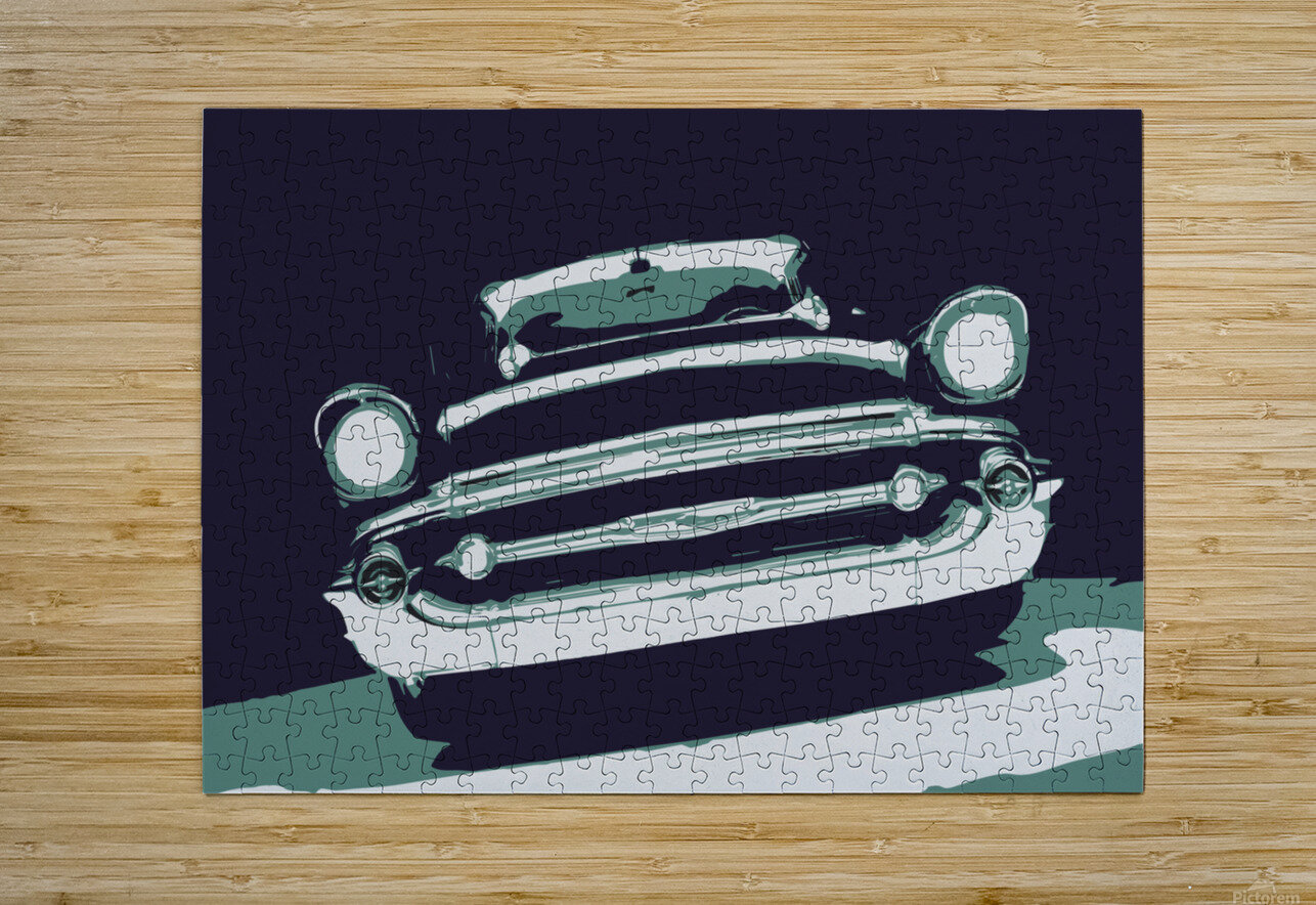 56 CHEVY 1 Banged Knuckles Art Puzzle printing