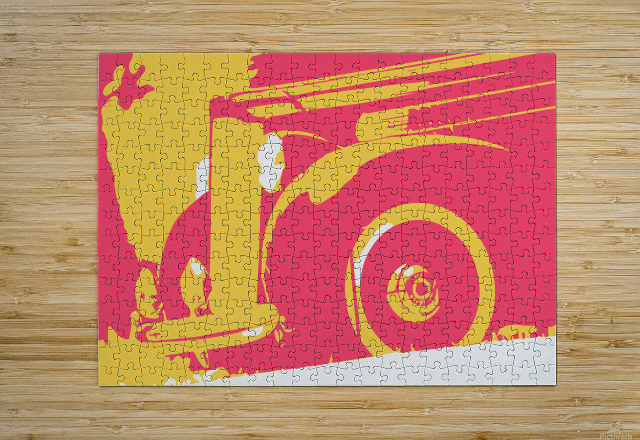 1939 PACKARD SIX D Banged Knuckles Art Puzzle printing