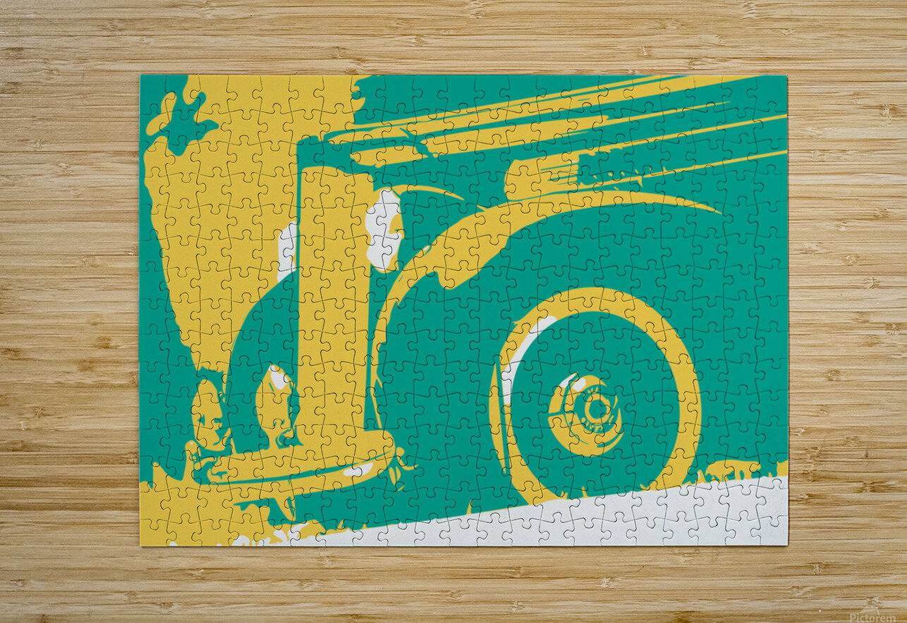 1939 PACKARD SIX C Banged Knuckles Art Puzzle printing