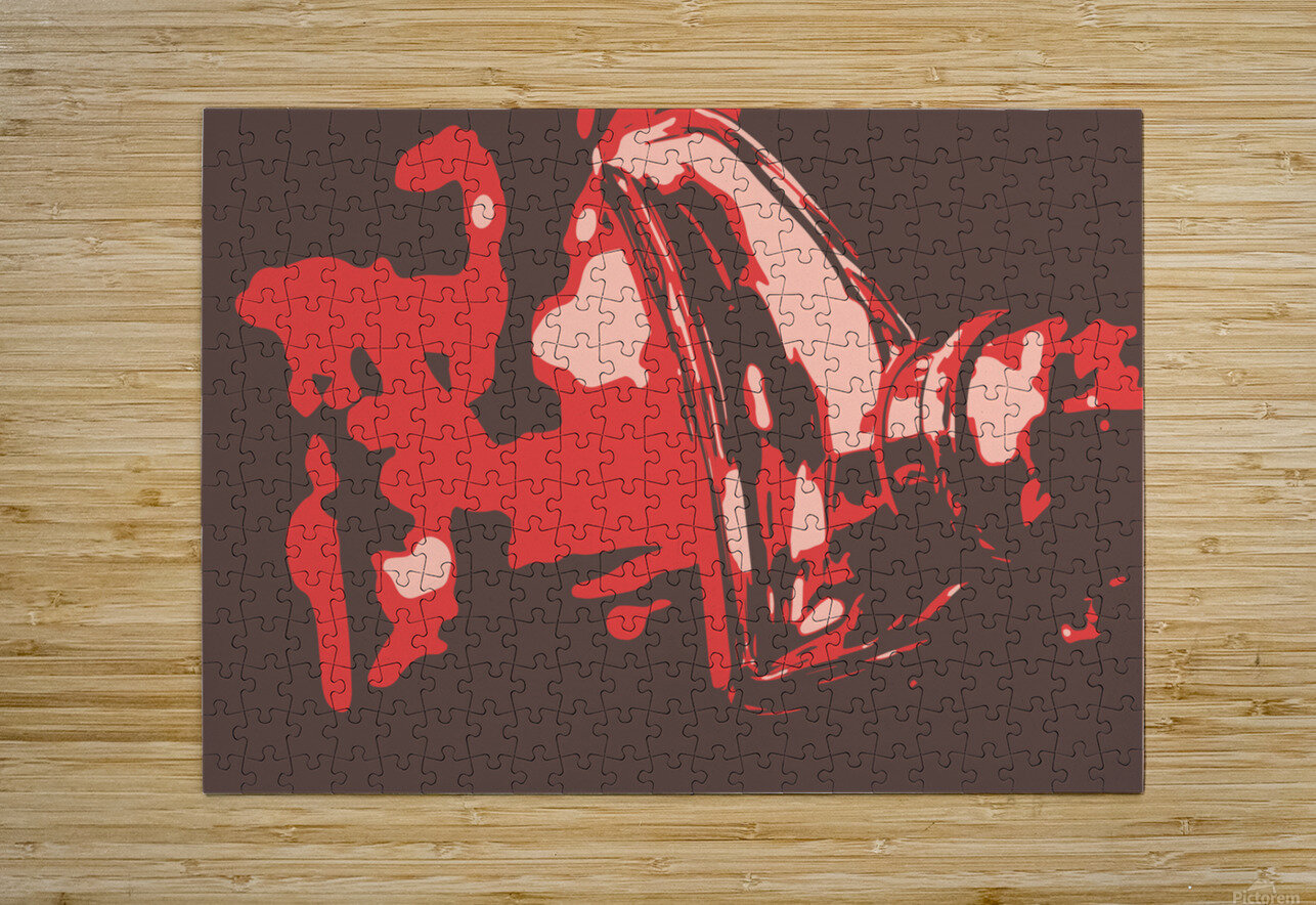 Vintage Velocity - 2 Banged Knuckles Art Puzzle printing