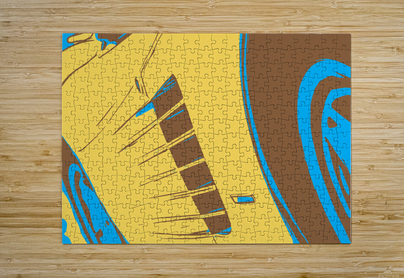 80’s Excess -2 Banged Knuckles Art Puzzle printing