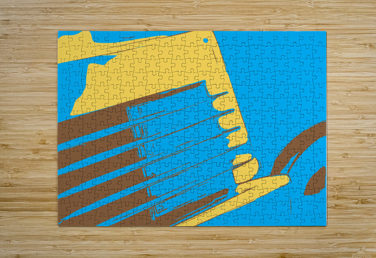 80’s Excess Banged Knuckles Art Puzzle printing