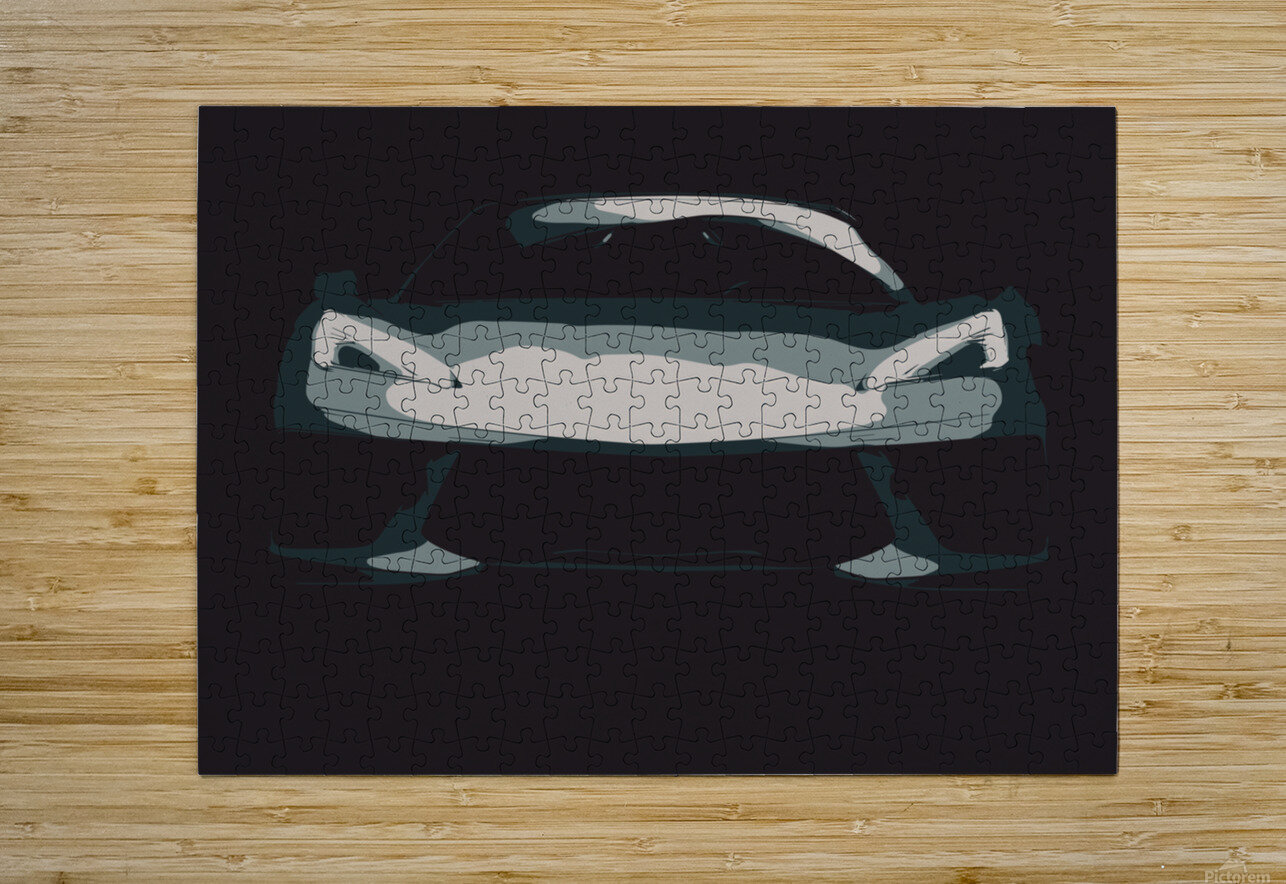 Vette Ahead Banged Knuckles Art Puzzle printing