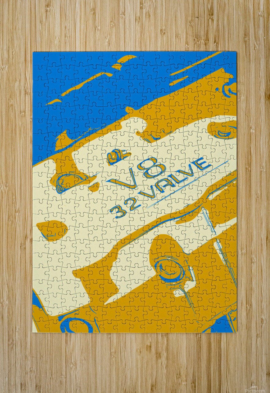 The Heart of HotRod  Banged Knuckles Art Puzzle printing