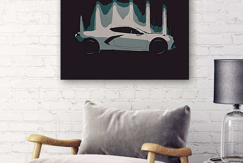 Vette Ahead by Banged Knuckles Art