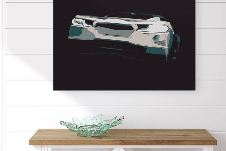 Vette Ahead by Banged Knuckles Art