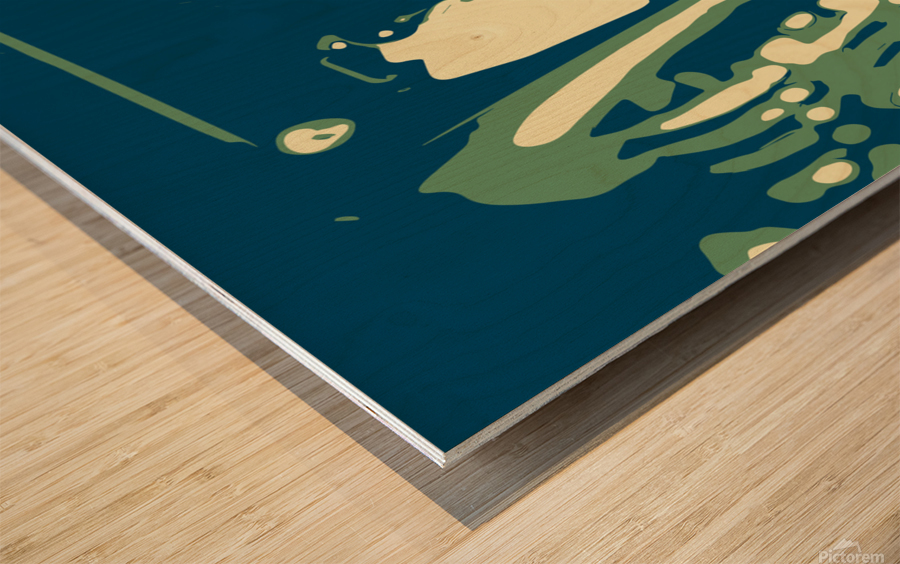 Le Mans conquerer Wood print