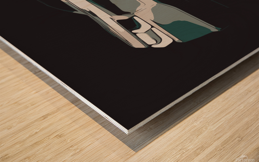 Vette Ahead Wood print